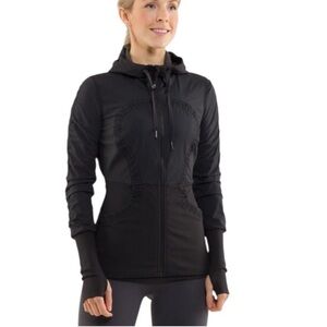 lululemon athletica Black Dance Studio Reversible Zip Up